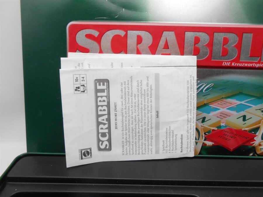 SCRABBLE Prestige Metallbox Mattel Jedes Wort Zählt!
