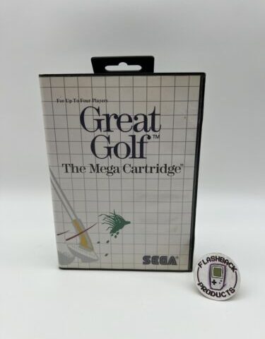 Sega Master System Spiel: Great Golf The Mega Cartridge - Zustand: Gut