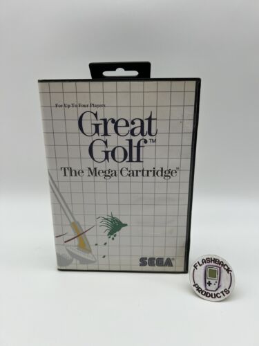 Sega Master System Spiel: Great Golf The Mega Cartridge - Zustand: Gut