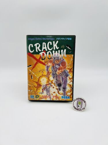 Sega Mega Drive Spiel: CRACK DOWN- Zustand: Gut