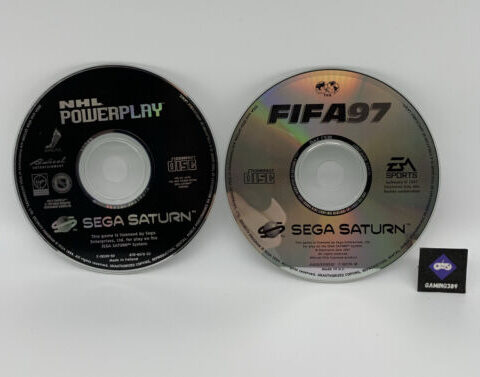 Sega Saturn - 2 Spiele: Fifa 97 / NHL Powerplay | Disc Zustand: Sehr gut