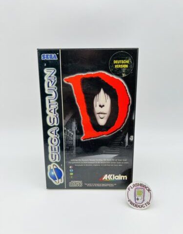 Sega Saturn Spiel: „ D “ (1995) Retro Vintage Zustand: Sehr gut