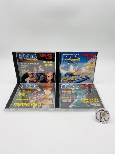 Sega Saturn Spiel / DEMO BUNDLE ABO CD‘s| 90er |4 Stück Zustand: Sehr gut