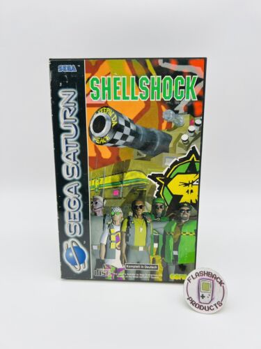 Sega Saturn Spiel: SHELLSHOCK (1995) Retro Vintage Zustand: Gut