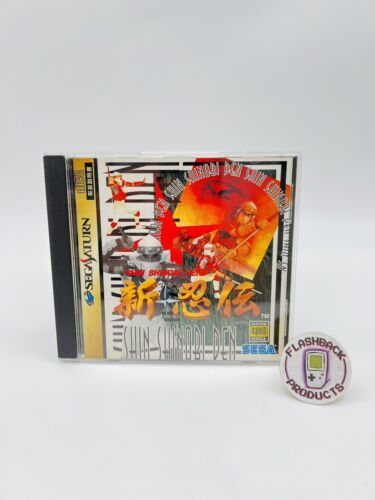 Sega Saturn Spiel: SHIN • SHINOBIDEN | Japan | 90er | Zustand: Sehr gut
