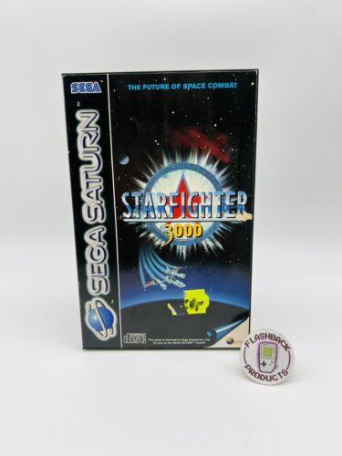 Sega Saturn Spiel: STARFIGHTER 3000 (1995) Retro Vintage Zustand: Gut