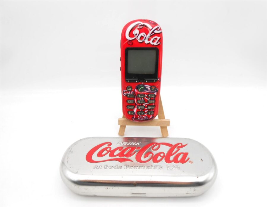 Seltenes Coca Cola Handy Kult Retro Design (Simens Software / Nokia Optik)