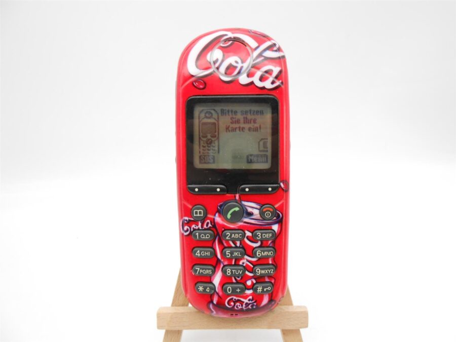 Seltenes Coca Cola Handy Kult Retro Design (Simens Software / Nokia Optik)