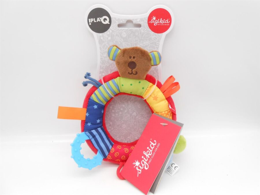 Sigikid 41181 Rassel +40490 Aktiv-Ring PlayQ Kind Baby Neu