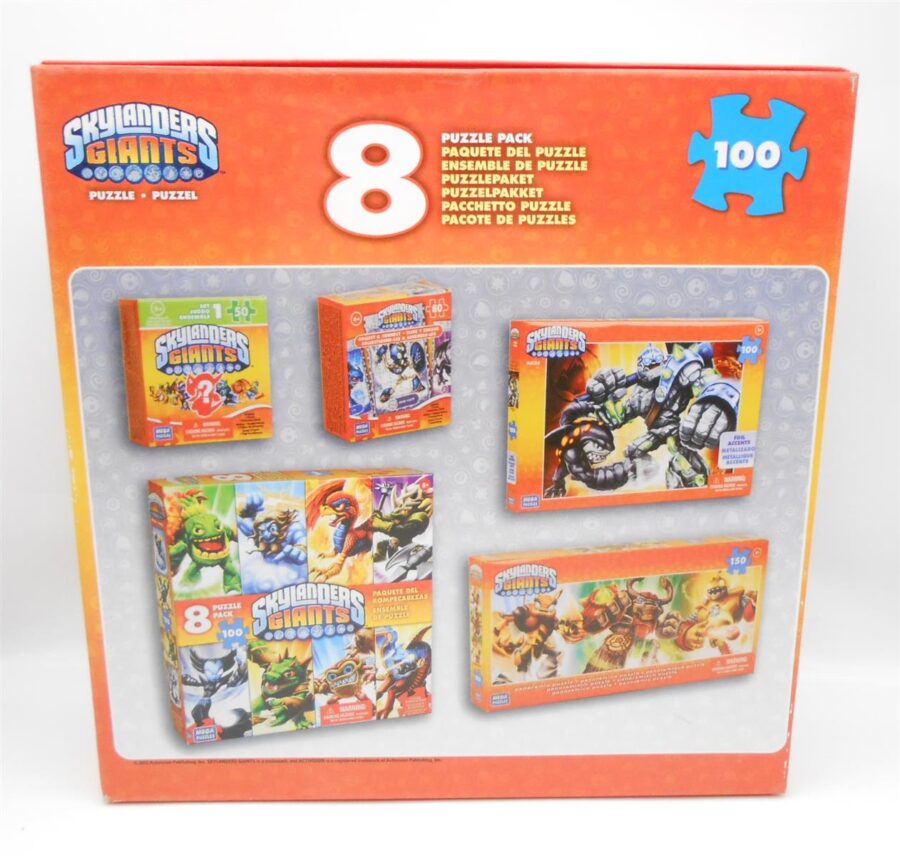 Skylanders Giants 8 Puzzle Pack vollständig Mega 2012