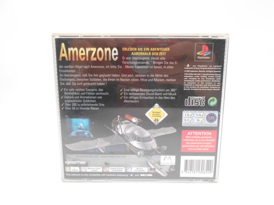 Sony Playstation 1 PS1 AMERZONE CIB guter Zustand