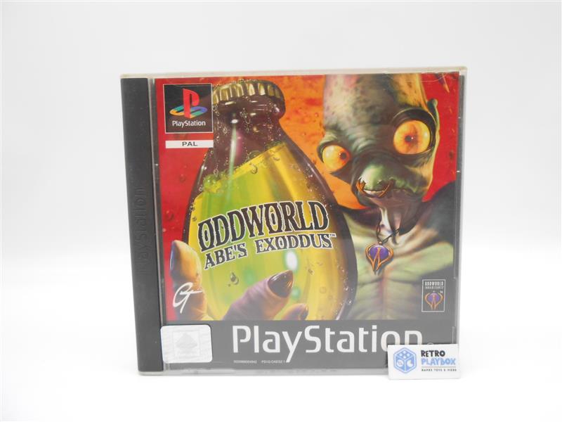 Sony Playstation 1 PS1 Oddworld: Abe´s Exoddus CIB guter Zustand