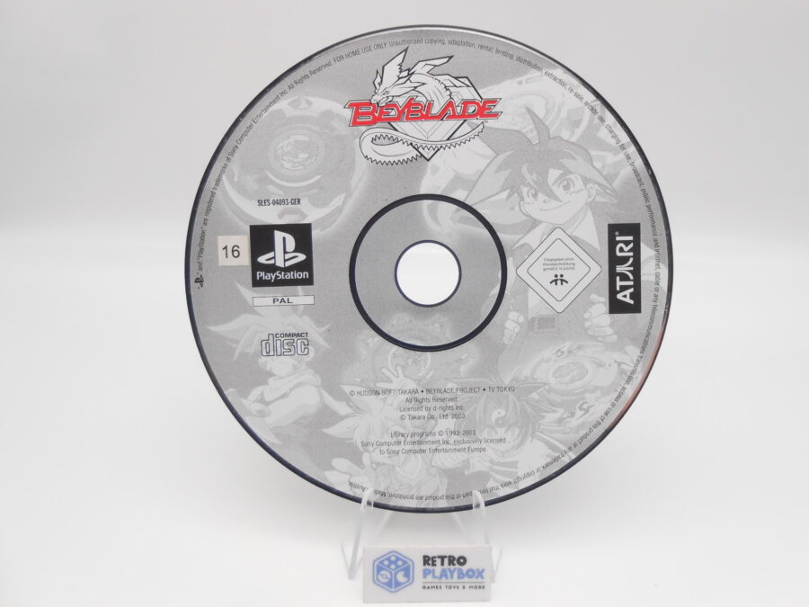 Sony Playstation 2 Beyblade nur CD Spiel Game Retro Pal Zustand: Gut