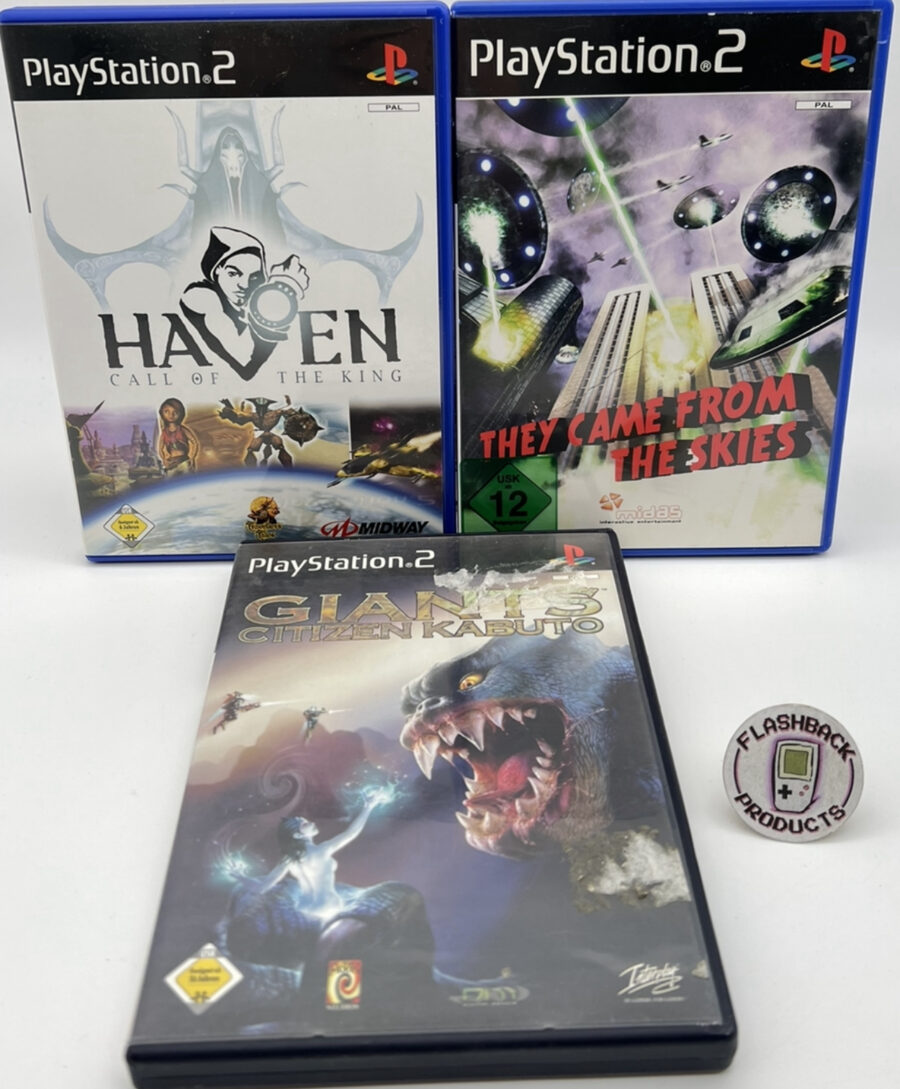 Sony Playstation 2 Bundle: Haven / Giants / They Came From The Skies |Gut