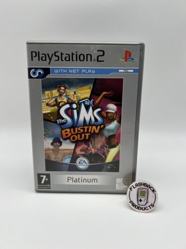 Sony PlayStation 2 Die Sims Bustin Out - Platinum - Zustand: Gut