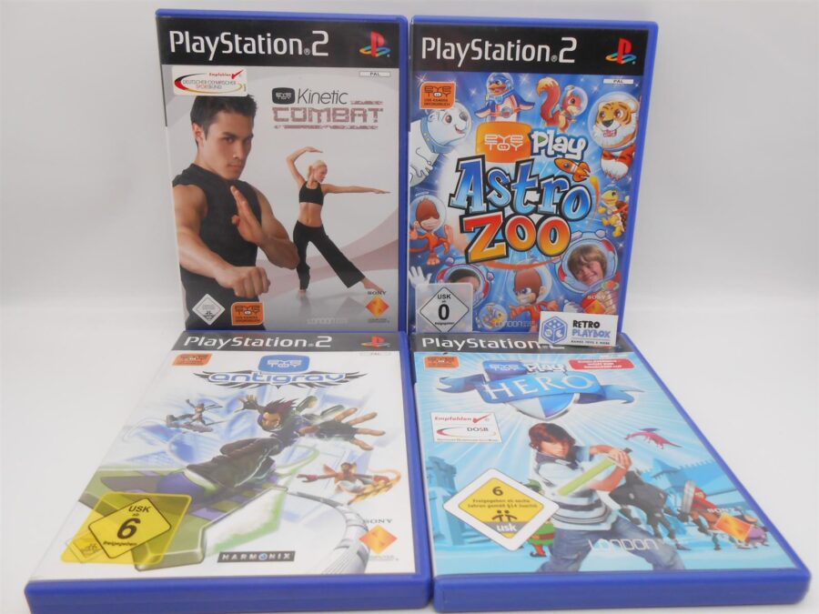 Sony PlayStation 2 EYETOY Bundle (4Spiele) Zustand: Sehr gut