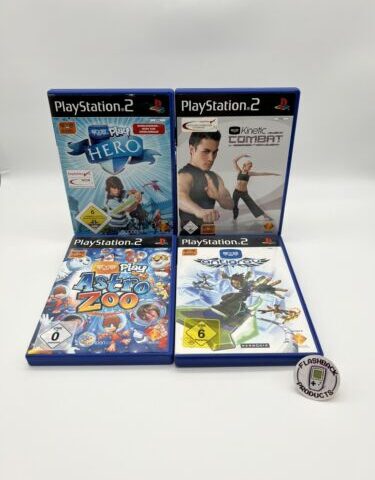 Sony PlayStation 2 EYETOY Bundle (4Spiele) Zustand: Sehr gut