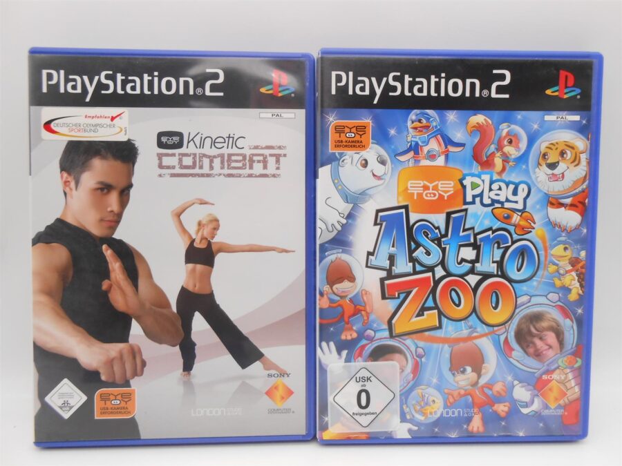 Sony PlayStation 2 EYETOY Bundle (4Spiele) Zustand: Sehr gut