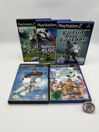 Sony PlayStation 2: Fußball/ Soccer/ Football Bundle 5 Spiele Zustand:Gut