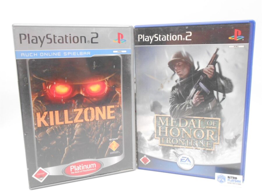 Sony Playstation 2 KILLZONE + Medal of Honor Frontline Zustand: Gut