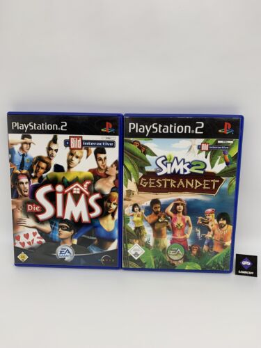 Sony Playstation 2 PS2 - Die Sims 1 + 2