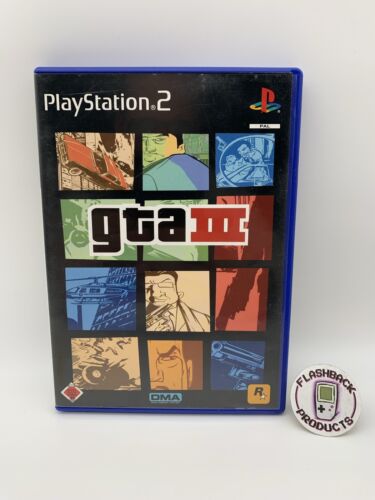 Sony Playstation 2 PS2 GTA lll 3 Zustand: Gut