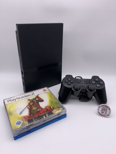 Sony Playstation 2 PS2 Slim Konsole + Controller & Spiele Zustand: Gut