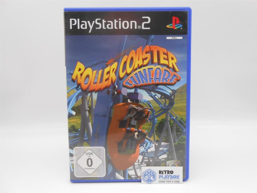 Sony Playstation 2 PS2 Spiel ROLLER COASTER FUNFARE Zustand: Gut
