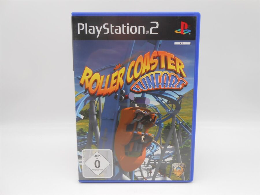 Sony Playstation 2 PS2 Spiel ROLLER COASTER FUNFARE Zustand: Gut