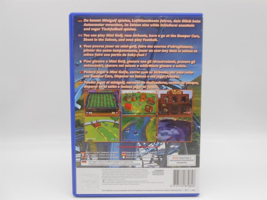 Sony Playstation 2 PS2 Spiel ROLLER COASTER FUNFARE Zustand: Gut
