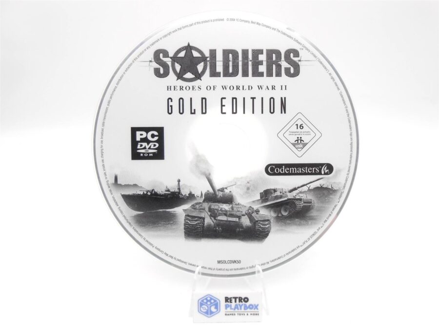 Sony Playstation 2 SOLDIERS Heroes of World War 2 Gold Edition nur CD