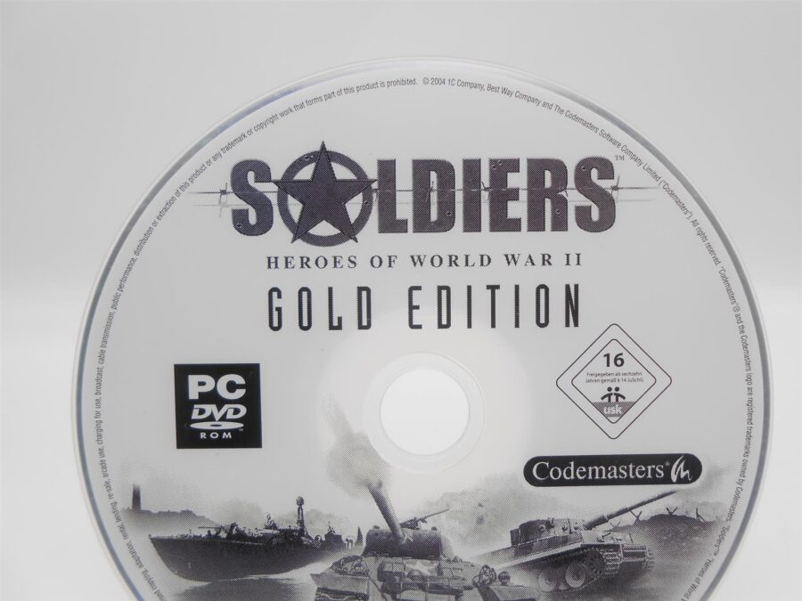 Sony Playstation 2 SOLDIERS Heroes of World War 2 Gold Edition nur CD