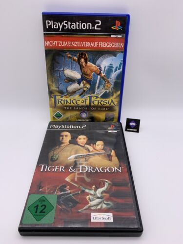Sony Playstation 2 Tiger&Dragon + Prince of Persia Bundle PAL Zustand Gut