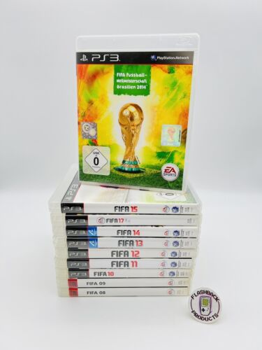 Sony PlayStation 3 - 10 verschiedene FIFA Spiele Sammlung Zustand Gut