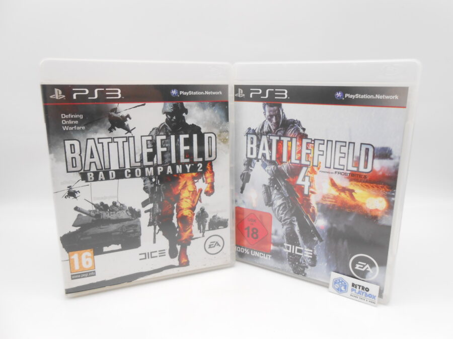 Sony PlayStation 3 Battlefield Bad Company 2 + 4 Bundle guter Zustand