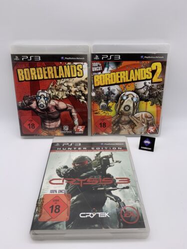 Sony Playstation 3 PS3 - Borderlands 1 + 2 & Crysis 3 Zustand: Gut
