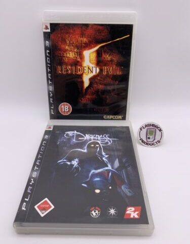 Sony Playstation 3 PS3 Bundle: Resident Evil 5 & Darkness - Zustand: Gut