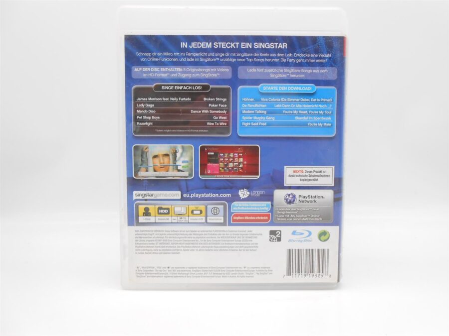 Sony Playstation 3 PS3 Singstar Starter Pack + SingStore