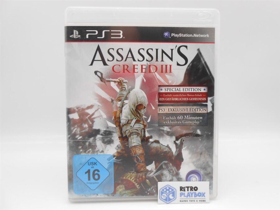 Sony Playstation 3 Spiel: ASSASSIN´S CREED III Zustand: Gut