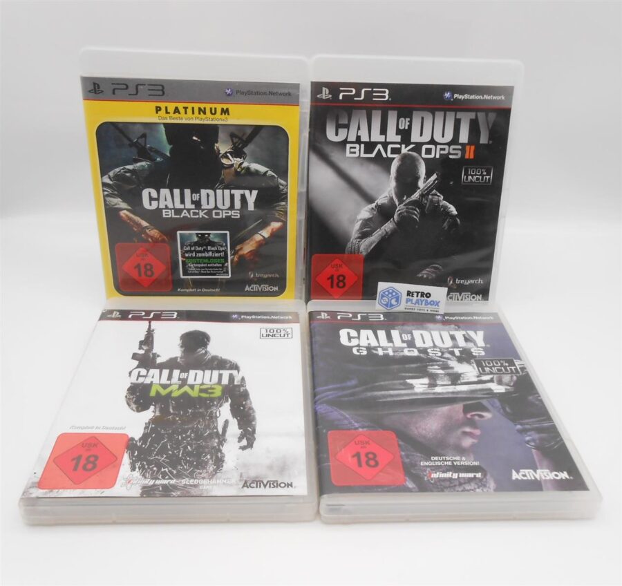 Sony PlayStation 3 Spiel Call of Duty 5 Spiele Mega Bundle! Zustand Gut