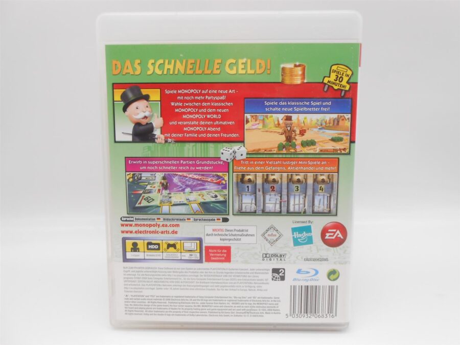 Sony Playstation 3 Spiel: MONOPOLY Klassiker Zustand: Gut