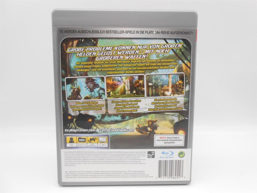 Sony Playstation 3 Spiel: RATCHET & CLANK: TOOLS OF DESTRUCTION Zustand:Gut