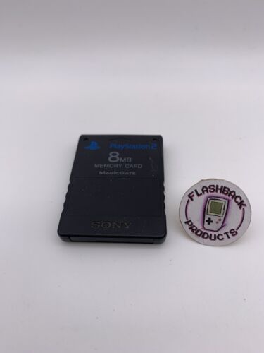 Sony Playstation PS2 Memory Card Magic Gate 8 MB schwarz Zustand: Gut