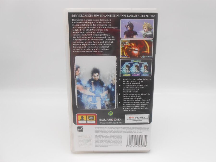 SONY Playstation PSP CRISIS CORE FINAL FANTASY 7 Collector's Edition /Gut