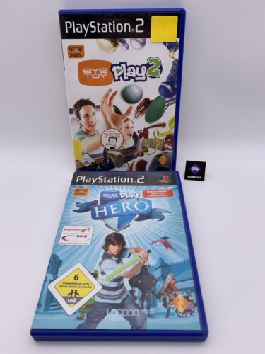 Sony PS2 EyeToy Play: Hero + Play 2 Bundle PAL Version Zustand: Seht gut