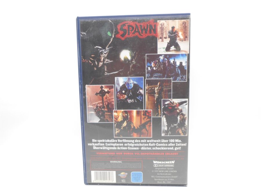 Spawn 1997 Uncut VHS German PAL Constantin VCL Video Martin Sheen
