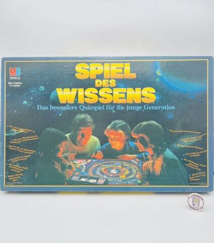 Spiel des Wissens MB Spiele - Gesellschaftsspiel Retro Vintage Brettspiel