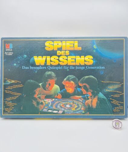 Spiel des Wissens MB Spiele - Gesellschaftsspiel Retro Vintage Brettspiel