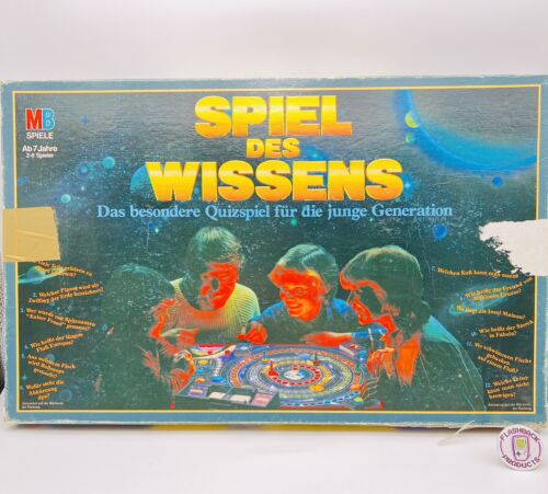 Spiel des Wissens MB Spiele Gesellschaftsspiel Retro Vintage Brettspiel