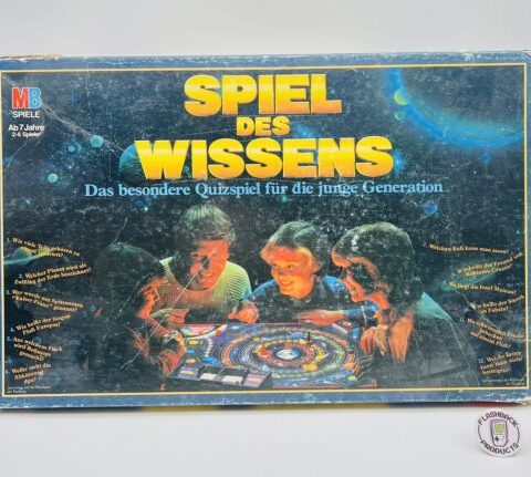 Spiel des Wissens MB Spiele Gesellschaftsspiel Retro Vintage Brettspiel